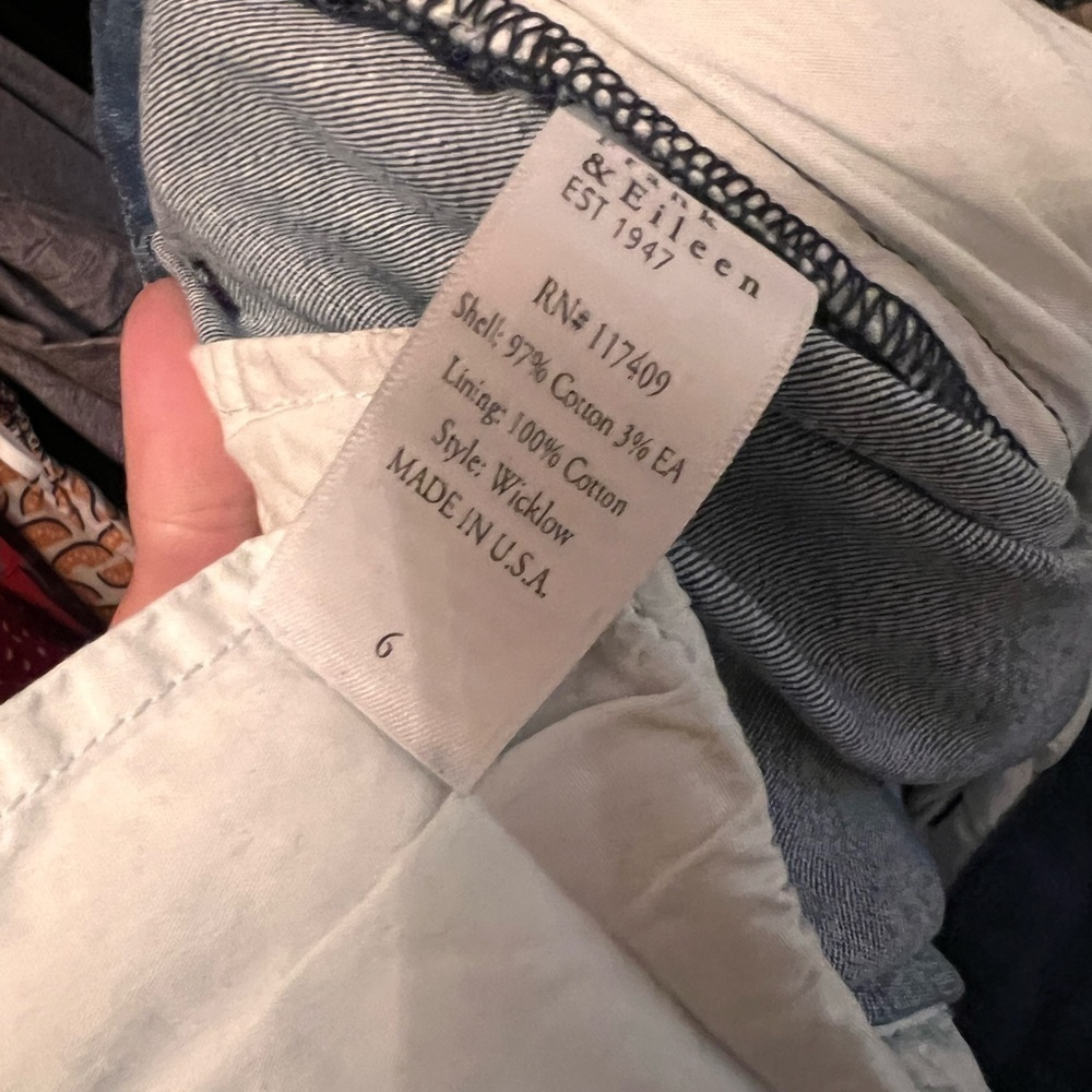 FRANK & EILEEN Women’s Wicklow Pant in Denim Wash - Size 6 - Picture 5 of 10